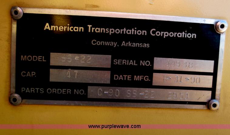 image for item F6719 1990 GMC school bus