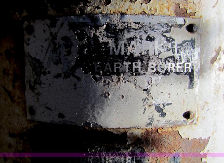 image for item G4307 Mark II Earth Borer hydraulic auger