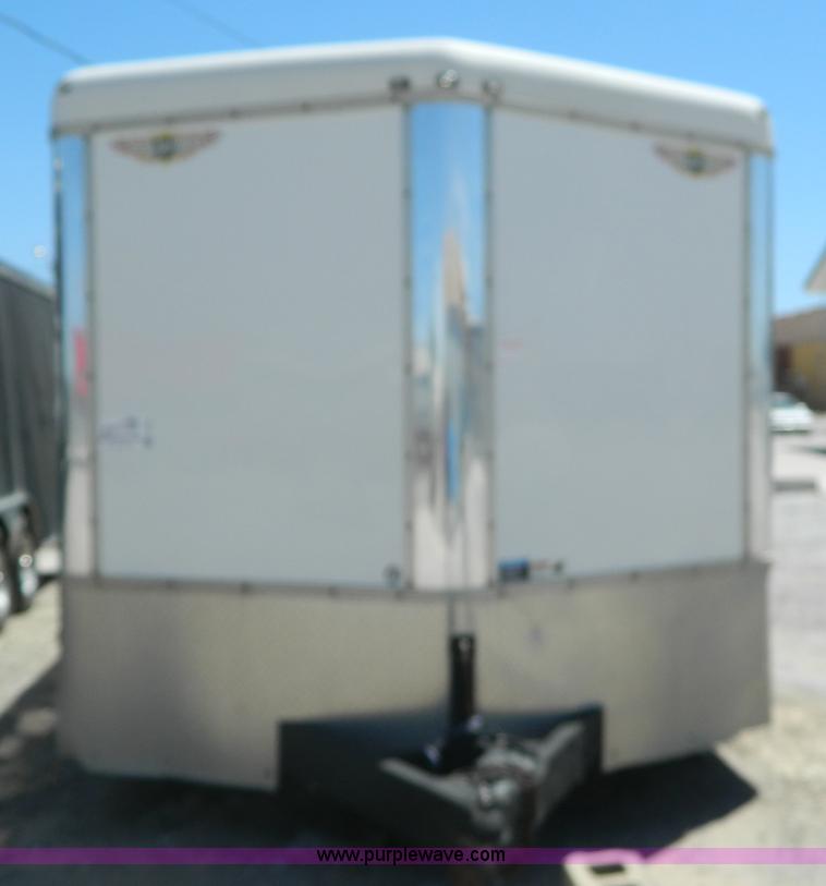image for item G7908 2005 H&H 20' enclosed trailer