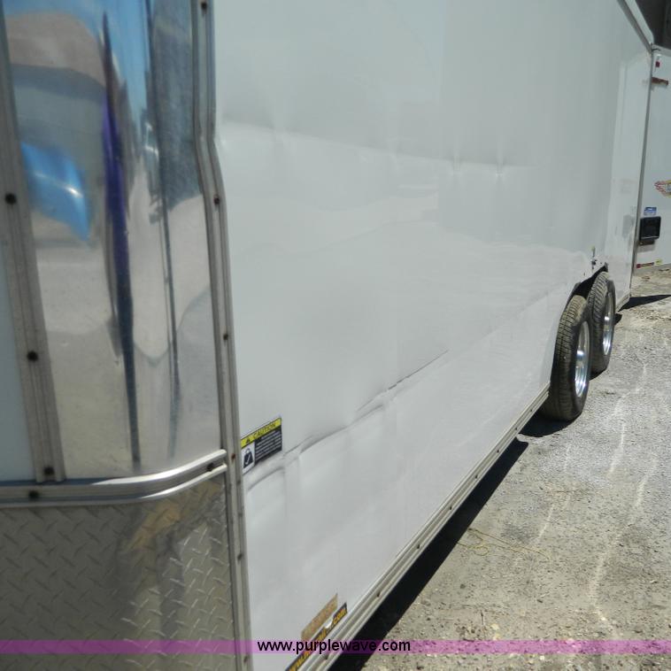 image for item G7908 2005 H&H 20' enclosed trailer
