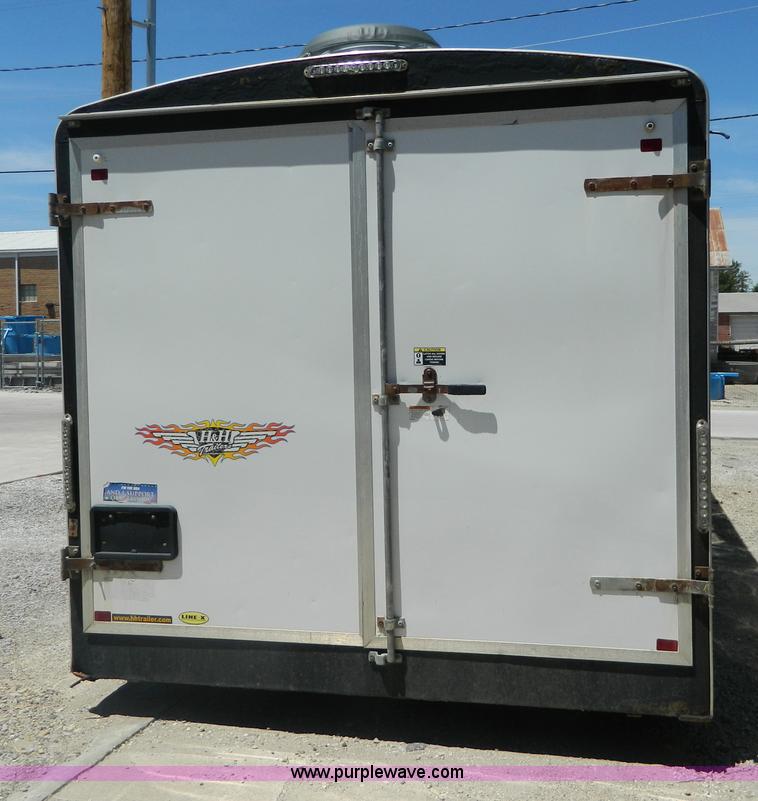 image for item G7908 2005 H&H 20' enclosed trailer
