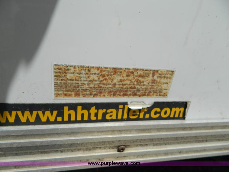 image for item G7908 2005 H&H 20' enclosed trailer
