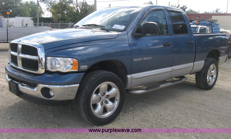 image for item H4485 2003 Dodge Ram 1500 Laramie Quad Cab pickup truck