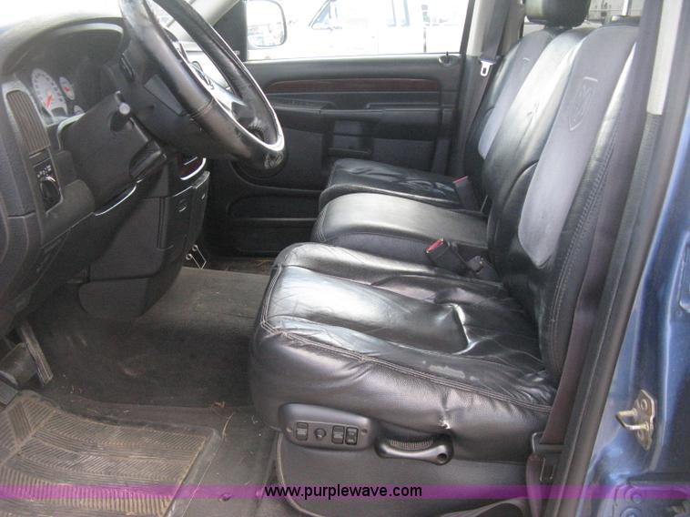 image for item H4485 2003 Dodge Ram 1500 Laramie Quad Cab pickup truck