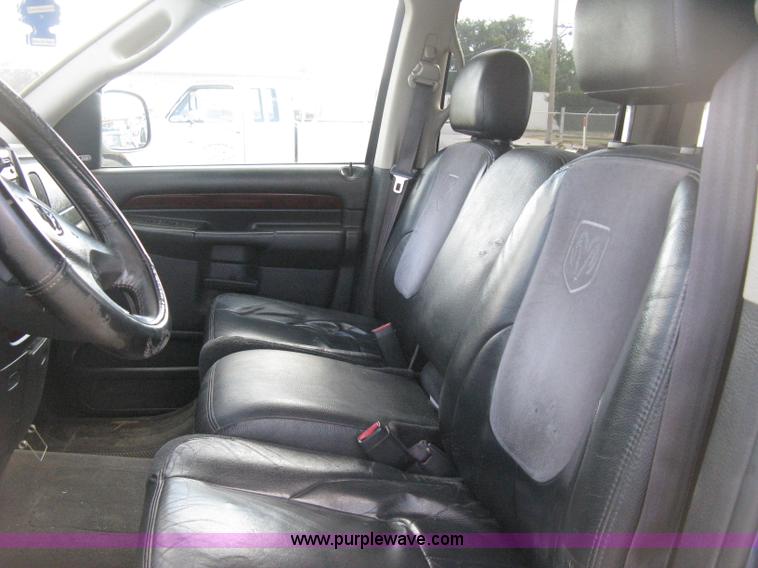 image for item H4485 2003 Dodge Ram 1500 Laramie Quad Cab pickup truck