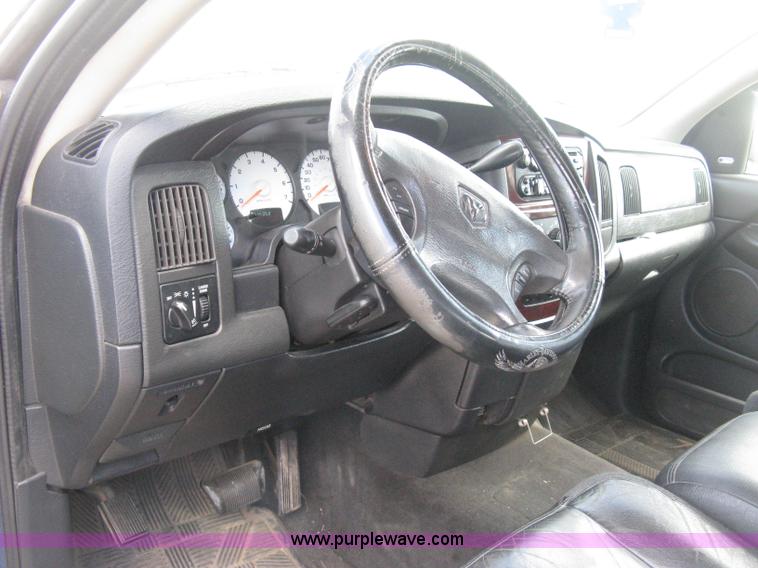 image for item H4485 2003 Dodge Ram 1500 Laramie Quad Cab pickup truck