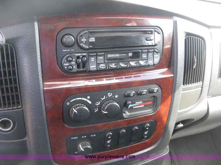 image for item H4485 2003 Dodge Ram 1500 Laramie Quad Cab pickup truck