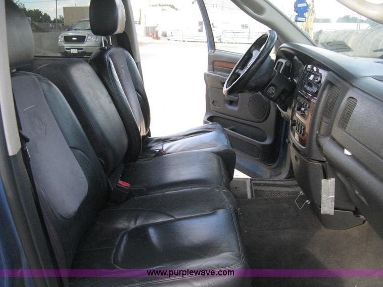 image for item H4485 2003 Dodge Ram 1500 Laramie Quad Cab pickup truck