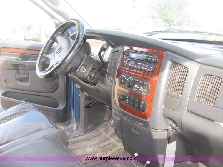 image for item H4485 2003 Dodge Ram 1500 Laramie Quad Cab pickup truck