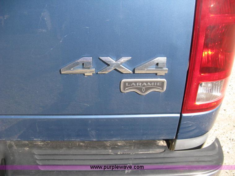 image for item H4485 2003 Dodge Ram 1500 Laramie Quad Cab pickup truck