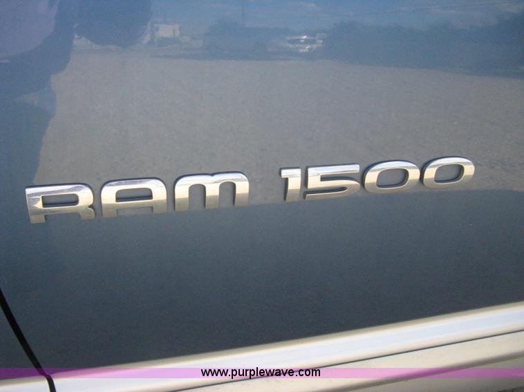 image for item H4485 2003 Dodge Ram 1500 Laramie Quad Cab pickup truck