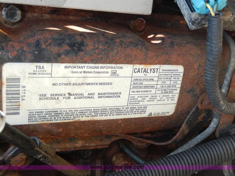 image for item H9601 1994 Chevrolet Silverado 1500 Ext. Cab pickup truck