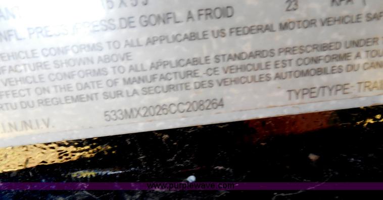 image for item I1319 2012 Speed Loader MX flatbed trailer