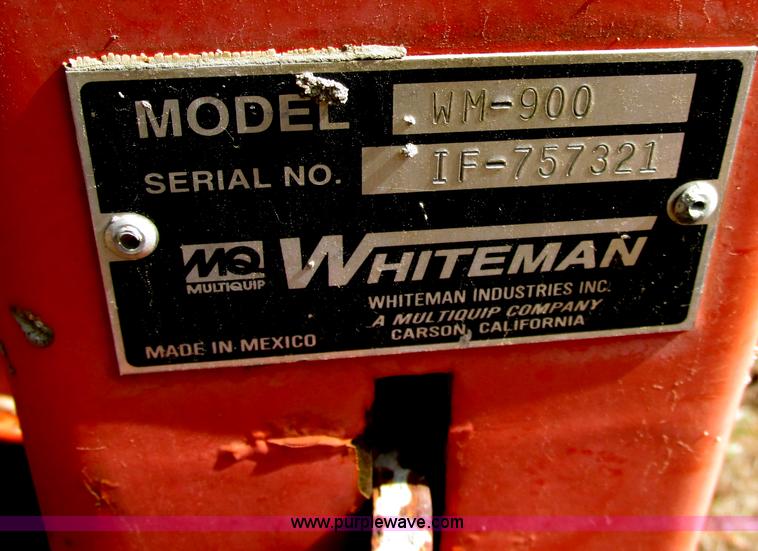 image for item AN9154 Whiteman WM-900 concrete mixer