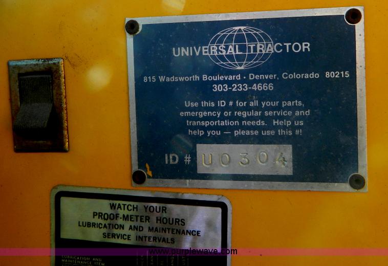 image for item AZ9113 Ford DF211F backhoe
