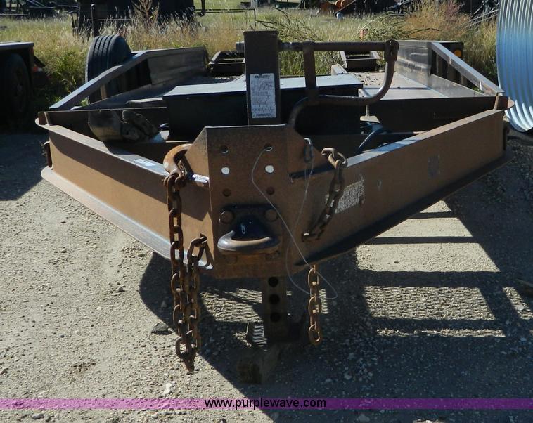 image for item AZ9156 2008 Belshe triple axle trailer
