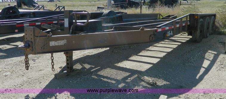 image for item AZ9156 2008 Belshe triple axle trailer