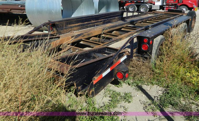image for item AZ9156 2008 Belshe triple axle trailer