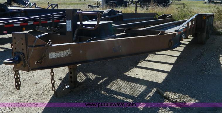 image for item AZ9156 2008 Belshe triple axle trailer