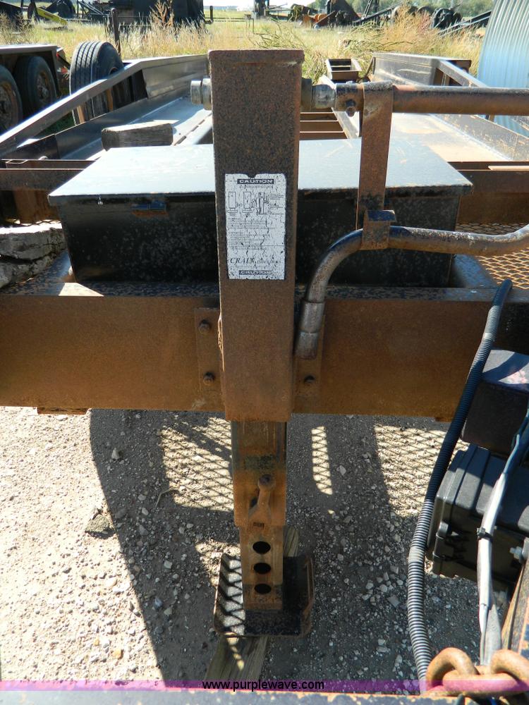 image for item AZ9156 2008 Belshe triple axle trailer