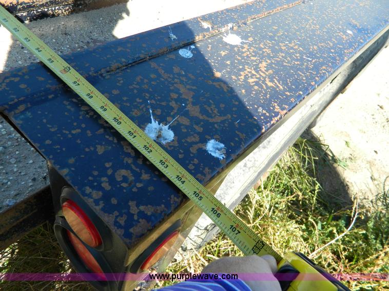 image for item AZ9156 2008 Belshe triple axle trailer