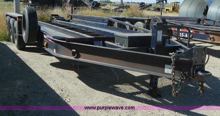 image for item AZ9157 2008 Belshe triple axle trailer