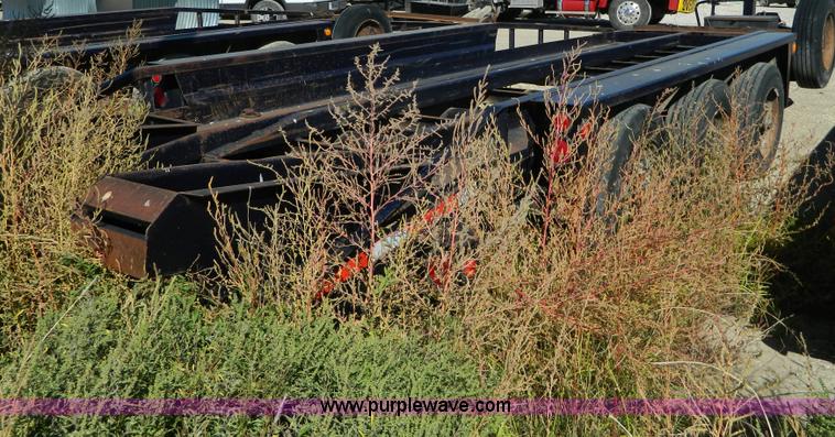 image for item AZ9157 2008 Belshe triple axle trailer