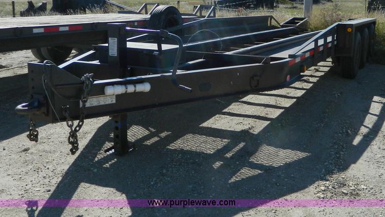 image for item AZ9157 2008 Belshe triple axle trailer