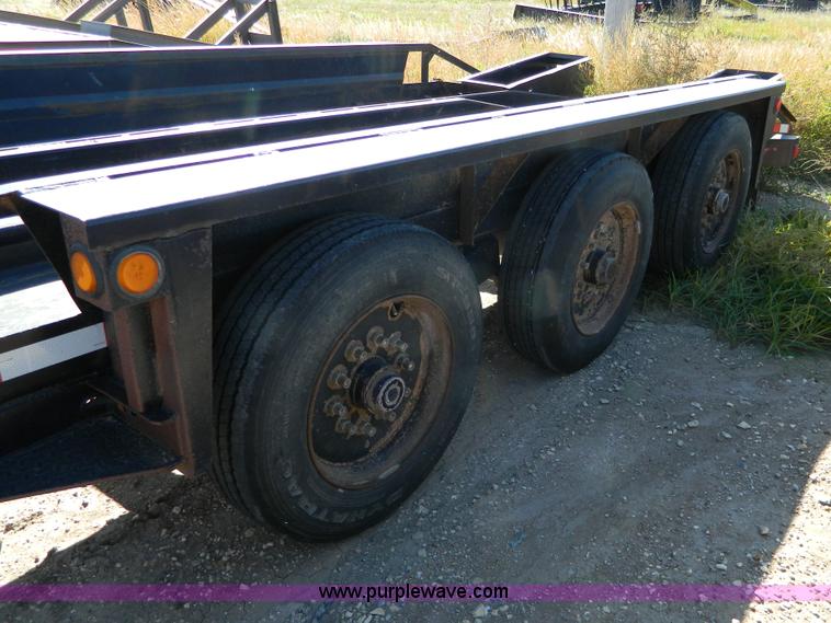image for item AZ9157 2008 Belshe triple axle trailer