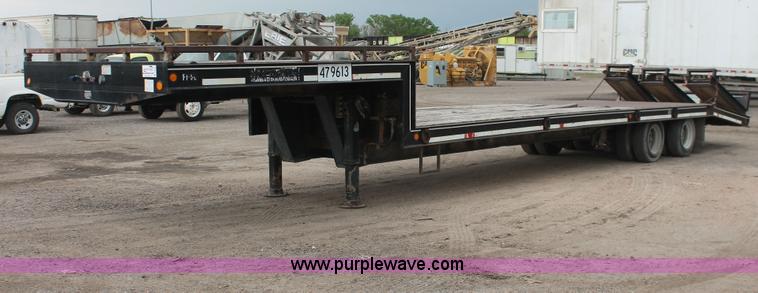image for item D8344 1996 Felling FT50 step deck equipment trailer