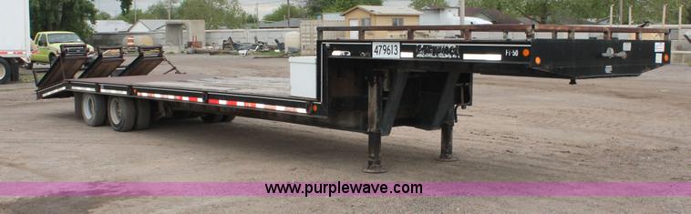 image for item D8344 1996 Felling FT50 step deck equipment trailer