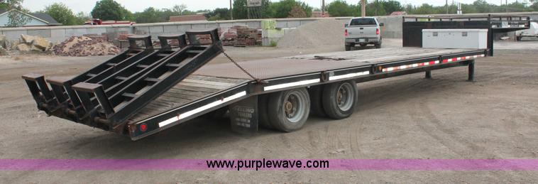 image for item D8344 1996 Felling FT50 step deck equipment trailer