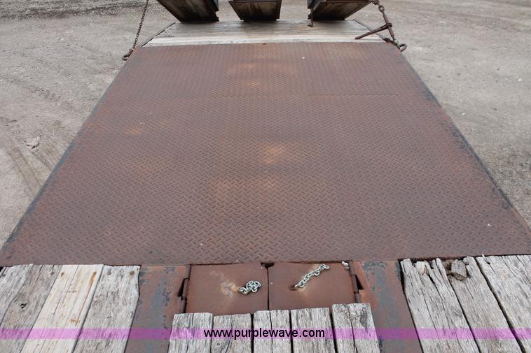 image for item D8344 1996 Felling FT50 step deck equipment trailer