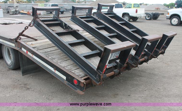 image for item D8344 1996 Felling FT50 step deck equipment trailer
