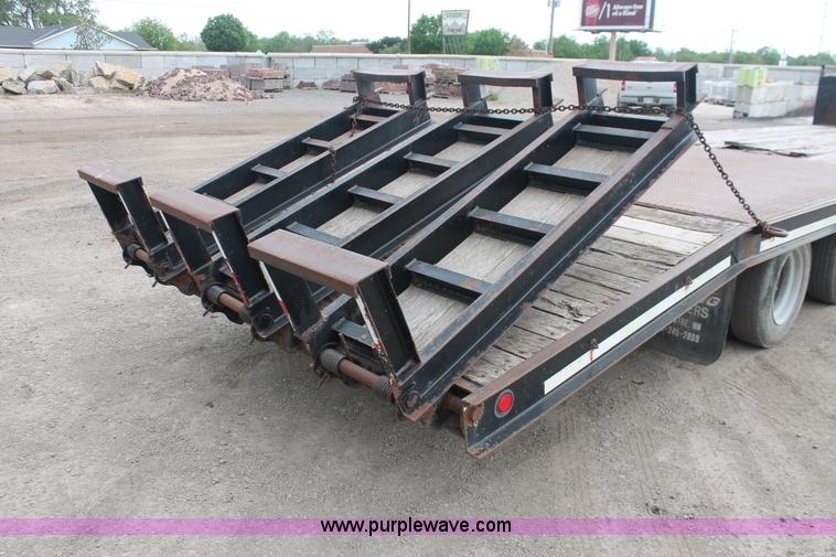 image for item D8344 1996 Felling FT50 step deck equipment trailer