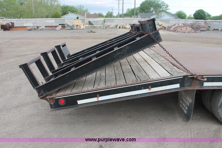 image for item D8344 1996 Felling FT50 step deck equipment trailer