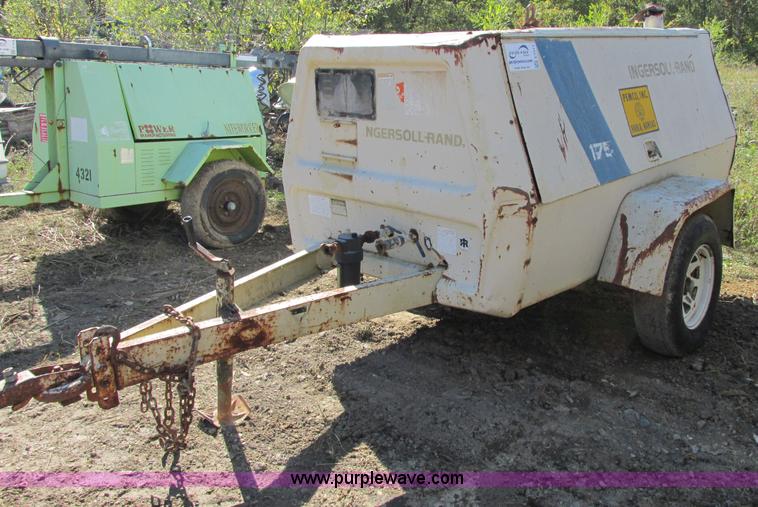image for item E7413 Ingersoll Rand 175 air compressor
