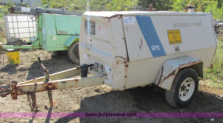 image for item E7413 Ingersoll Rand 175 air compressor