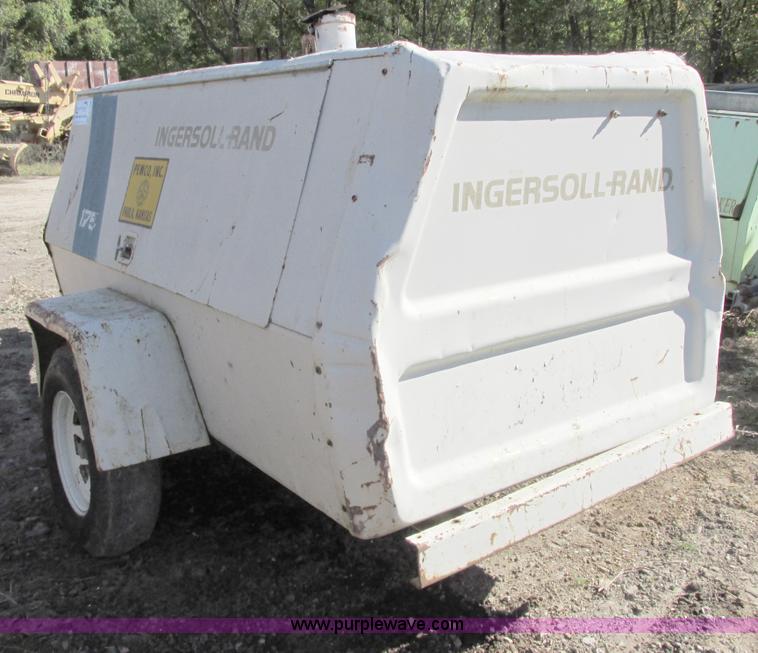 image for item E7413 Ingersoll Rand 175 air compressor