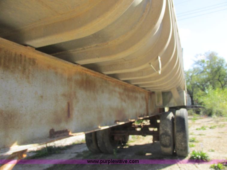 image for item E7420 1966 Fruehauf aluminum dump trailer