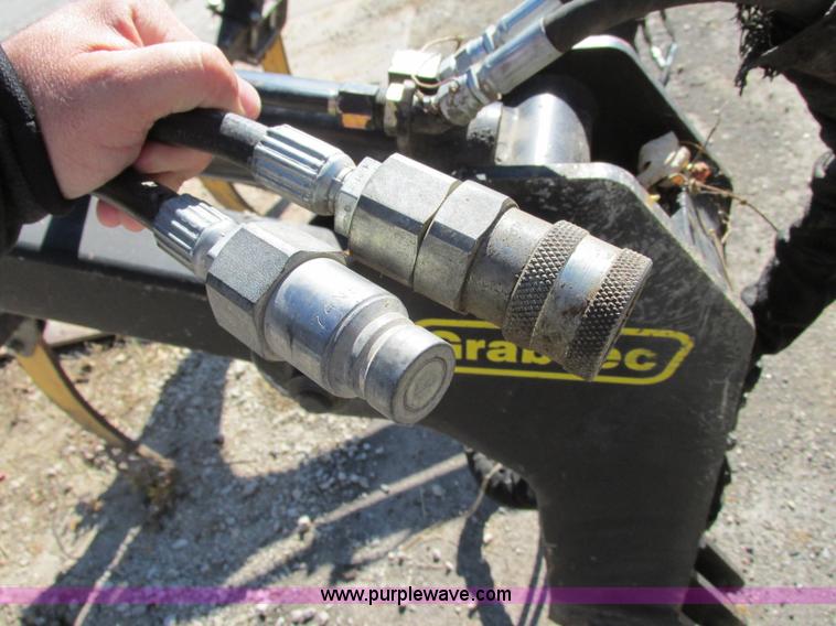 image for item F5354 Grab-Tec GB77 backhoe grapple attachment