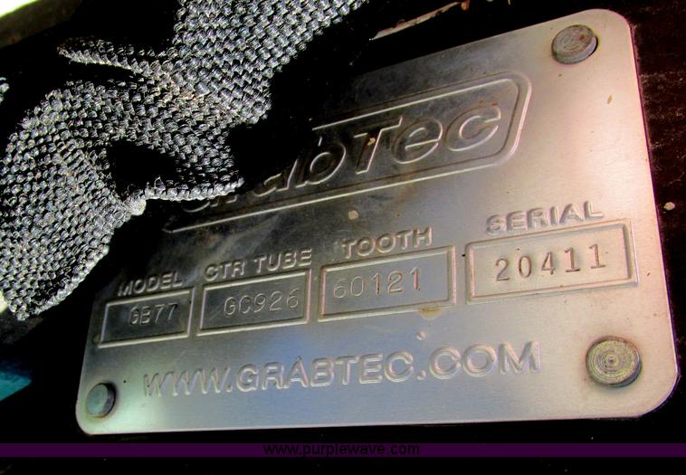 image for item F5354 Grab-Tec GB77 backhoe grapple attachment