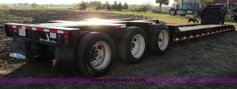image for item F5359 2002 Fontaine RAM-50-ANGB triple axle lowboy trailer