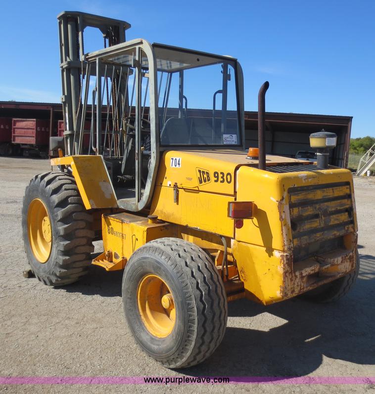image for item F6725 1997 JCB 930 rough terrain forklift