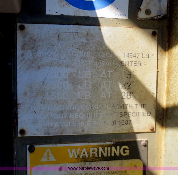 image for item F6725 1997 JCB 930 rough terrain forklift