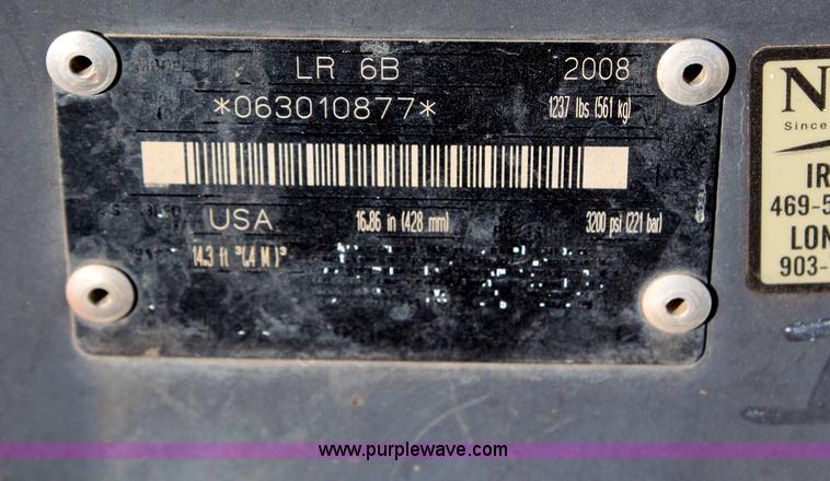 image for item H6799 2008 Bobcat 6B landscape rake