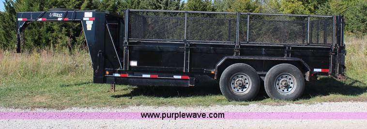 image for item H6802 2007 Titan gooseneck dump trailer