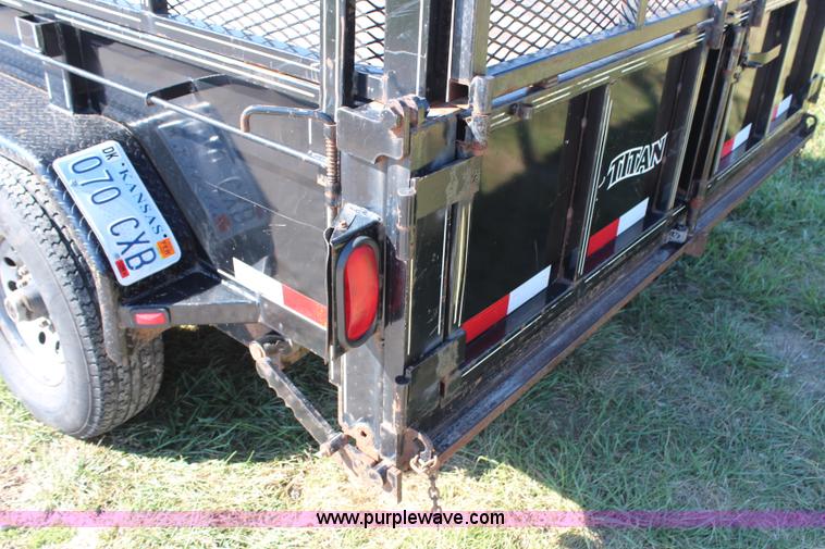 image for item H6802 2007 Titan gooseneck dump trailer