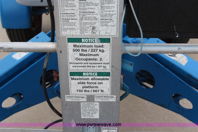 image for item H6871 2000 Genie TMZ-50\30 towable boom lift