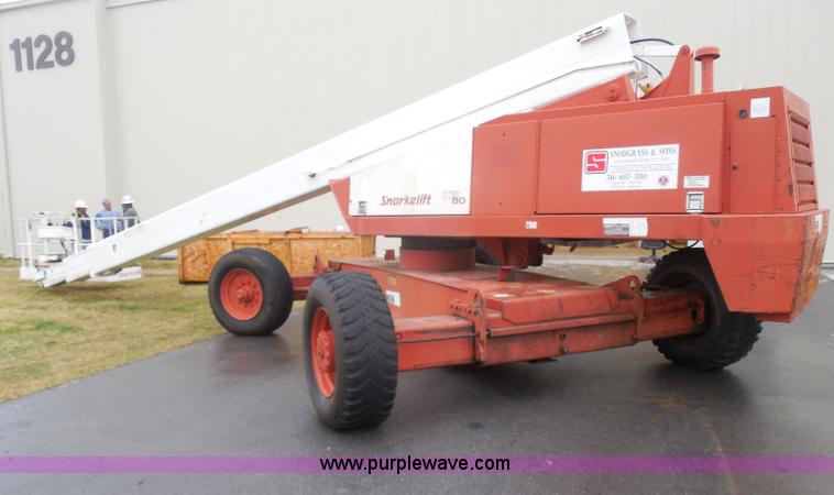 image for item I1263 1990 Snorkel TB-A80R boom lift